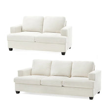 Load image into Gallery viewer, Adorn Homez Henry Sofa 3+2 in Premium Suede Velvet Fabric