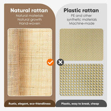 Load image into Gallery viewer, Adorn Homez Levi Shoe rack with Rattan/cane mesh .