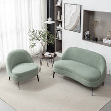 Load image into Gallery viewer, Adorn Homez Mayenne Sofa 2+1 in Premium Boucle Fabric