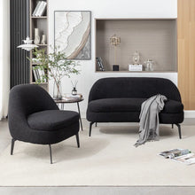 Load image into Gallery viewer, Adorn Homez Mayenne Sofa 2+1 in Premium Boucle Fabric