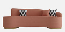 Load image into Gallery viewer, Adorn Homez Eva 3 seater Curve Sofa in Premium Boucle Fabric
