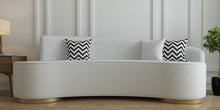 Load image into Gallery viewer, Adorn Homez Eva 3 seater Curve Sofa in Premium Boucle Fabric