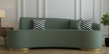 Load image into Gallery viewer, Adorn Homez Eva 3 seater Curve Sofa in Premium Boucle Fabric