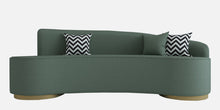 Load image into Gallery viewer, Adorn Homez Eva 3 seater Curve Sofa in Premium Boucle Fabric