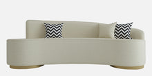 Load image into Gallery viewer, Adorn Homez Eva 3 seater Curve Sofa in Premium Boucle Fabric