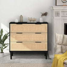 Load image into Gallery viewer, Adorn Home Carrock Chest of Drawer with Rattan/Cane mesh