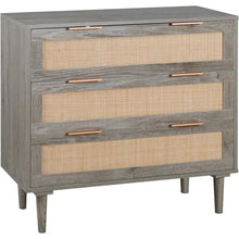 Load image into Gallery viewer, Adorn Home Carrock Chest of Drawer with Rattan/Cane mesh