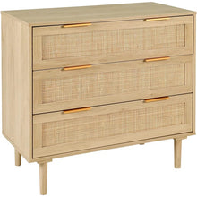 Load image into Gallery viewer, Adorn Home Carrock Chest of Drawer with Rattan/Cane mesh