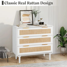 Load image into Gallery viewer, Adorn Home Carrock Chest of Drawer with Rattan/Cane mesh