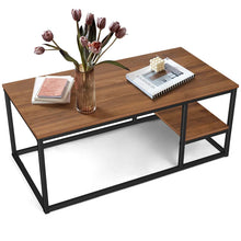Load image into Gallery viewer, Adorn Homez Andy Metal & Wood Coffee table