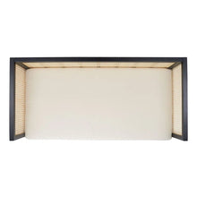 Load image into Gallery viewer, Adorn Homez Zik 2 Seater Sofa in Premium Velvet Fabric with Rattan Finish