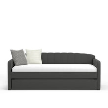 Load image into Gallery viewer, Adorn Homez Aria Trundle Daybed Without Storage in fabric