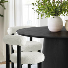 Load image into Gallery viewer, Adorn Home Tariel 4 Seater Round Solid Teak Wood Dinning Set