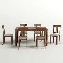 Load image into Gallery viewer, Adorn Home Boston 6 Seater Solid Teak Wood Dinning Set