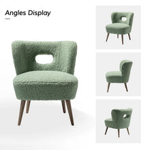 Load image into Gallery viewer, Adorn Homez Florence Accent chair in Pure Boucle Fabric