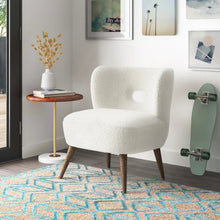 Load image into Gallery viewer, Adorn Homez Florence Accent chair in Pure Boucle Fabric