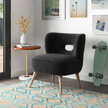 Load image into Gallery viewer, Adorn Homez Florence Accent chair in Pure Boucle Fabric