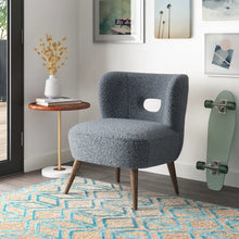 Load image into Gallery viewer, Adorn Homez Florence Accent chair in Pure Boucle Fabric
