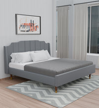 Load image into Gallery viewer, Adorn Homez Pluto Velvet King Size Bed Without Storage
