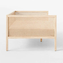 Load image into Gallery viewer, Adorn Homez Iris 3 Seater Sofa With Rattan/Cane