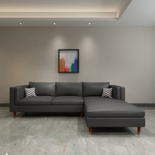 Load image into Gallery viewer, Adorn Homez Lima Sofa Sectional in Leatherette