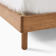 Load image into Gallery viewer, Adorn Homez Claven Solid Teak Wood Bed Without Storage