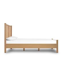 Load image into Gallery viewer, Adorn Homez Alfredo Teak Wooden Bed with Rattan/Cane Without Storage