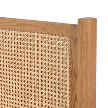 Load image into Gallery viewer, Adorn Homez Alfredo Teak Wooden Bed with Rattan/Cane Without Storage