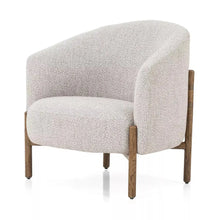 Load image into Gallery viewer, Adorn Homez Rika Solid Wood Accent Chair In Fabric