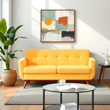 Load image into Gallery viewer, Adorn Homez Phoenix 2 Seater Sofa Solid Wood in Premium Fabric
