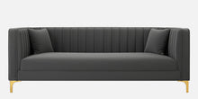 Load image into Gallery viewer, Adorn Homez Jack 3 Seater Sofa in Premium Velvet Fabric
