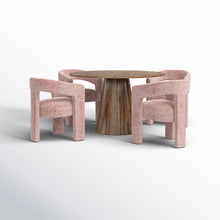 Load image into Gallery viewer, Adorn Home Corny 4 Seater Round Solid Teakwood Dinning Set