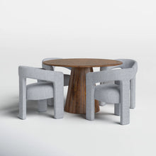 Load image into Gallery viewer, Adorn Home Corny 4 Seater Round Solid Teakwood Dinning Set
