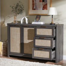 Load image into Gallery viewer, Adorn Homez Kryss Console Cabinet with Drawers