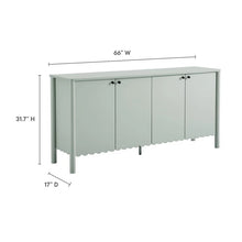 Load image into Gallery viewer, Adorn Homez Indus 4 Doors Console Cabinet