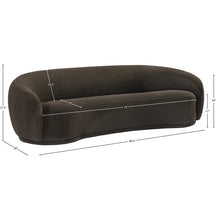 Load image into Gallery viewer, Adorn Homez Bianca 3 seater Curve Sofa in Premium Boucle Fabric