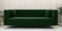 Load image into Gallery viewer, Adorn Homez Jack 3 Seater Sofa in Premium Velvet Fabric