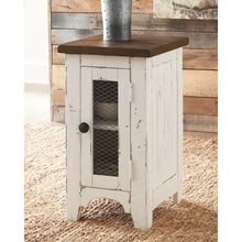 Load image into Gallery viewer, Adorn Homez Rubel wooden side table with Rustic Finish