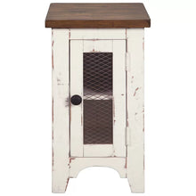 Load image into Gallery viewer, Adorn Homez Rubel wooden side table with Rustic Finish