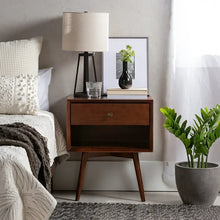 Load image into Gallery viewer, Adorn Homez Lyra Side Table in Solid Wood