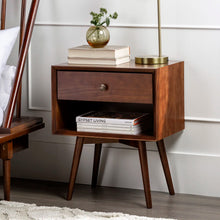 Load image into Gallery viewer, Adorn Homez Lyra Side Table in Solid Wood