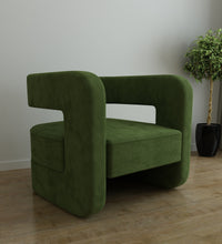 Load image into Gallery viewer, Adorn Homez Otto Accent Chair in Premium Velvet Fabric