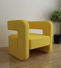 Load image into Gallery viewer, Adorn Homez Otto Accent Chair in Premium Velvet Fabric