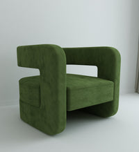 Load image into Gallery viewer, Adorn Homez Otto Accent Chair in Premium Velvet Fabric