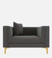 Load image into Gallery viewer, Adorn Homez Jack 1 Seater Sofa in Premium Velvet Fabric