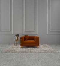 Load image into Gallery viewer, Adorn Homez Jack 1 Seater Sofa in Premium Velvet Fabric