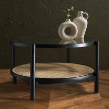 Load image into Gallery viewer, Adorn Home Solid Wood Diego Coffee Table with Rattan/Cane Mesh