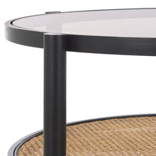 Load image into Gallery viewer, Adorn Home Solid Wood Diego Coffee Table with Rattan/Cane Mesh