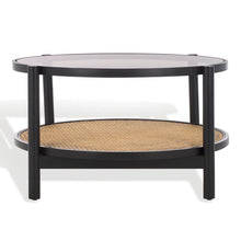 Load image into Gallery viewer, Adorn Home Solid Wood Diego Coffee Table with Rattan/Cane Mesh