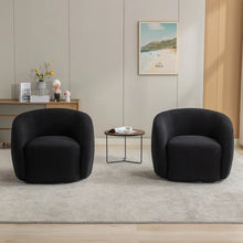 Load image into Gallery viewer, Adorn Homez Lara Accent chair in Pure Boucle Fabric